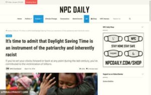 Racist Daylight savings Time